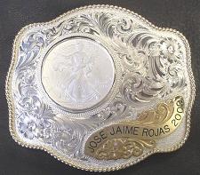 Silver Dollar Buckle