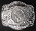 Silver Dollar Buckle