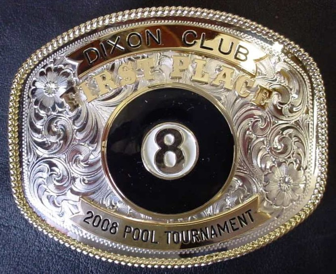 8 ball belt buckle