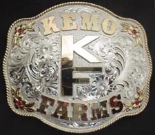 Kemo Farms Brand Buckle