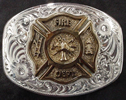 Fireman's Maltese Cross Belt Buckle