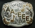 Music Notes Buckle