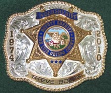 Sheriff's Badge Buckle