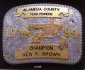 Team Penning Award Buckle