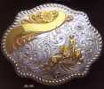 Cutting Horse Belt Buckle