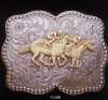 Horse Racing Belt Buckle